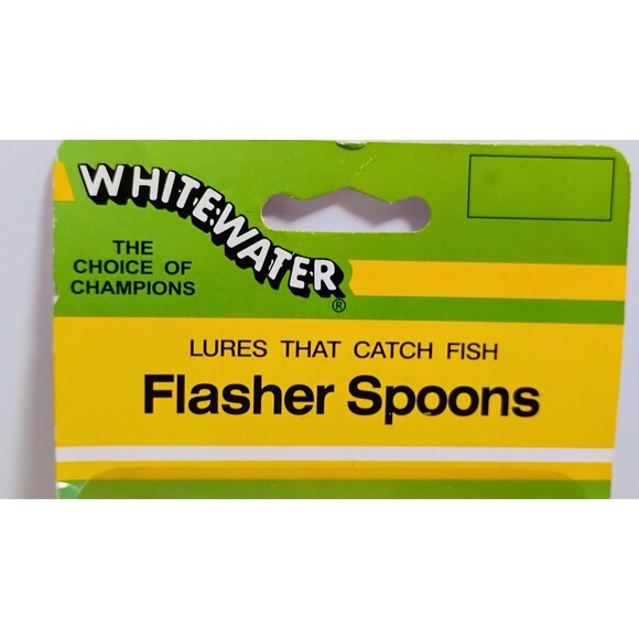 VINTAGE SOUTH BEND WHITEWATER FLASHER SPOONS VARIETY PACK NOS NEW OLD STOCK - Picture 3 of 8